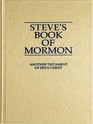 cover image of Steve's Book of Mormon Another Testament of Jesus Christ 1st and 2nd Nephi